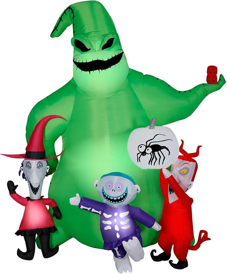 Best 4 Oogie Boogie Inflatables The Nightmare Christmas scene