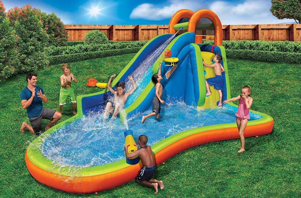 Best 6 Inflatable Banzai Water Slide and Park Simple Inflatables