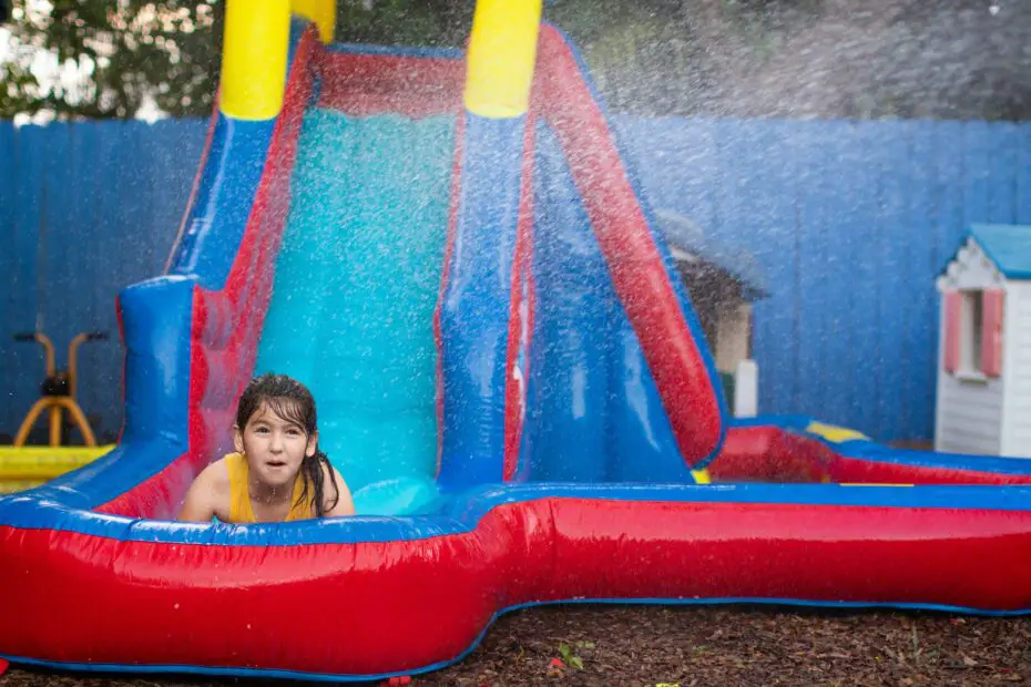how to clean inflatable waterslide