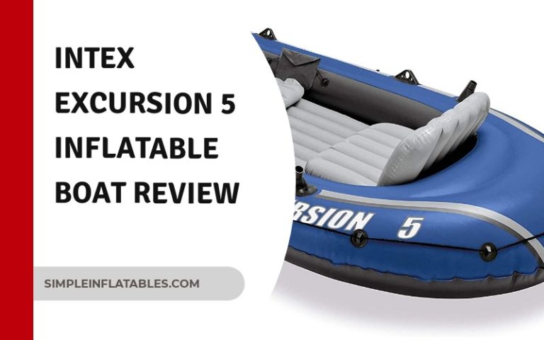 intex excursion 5 weight limit