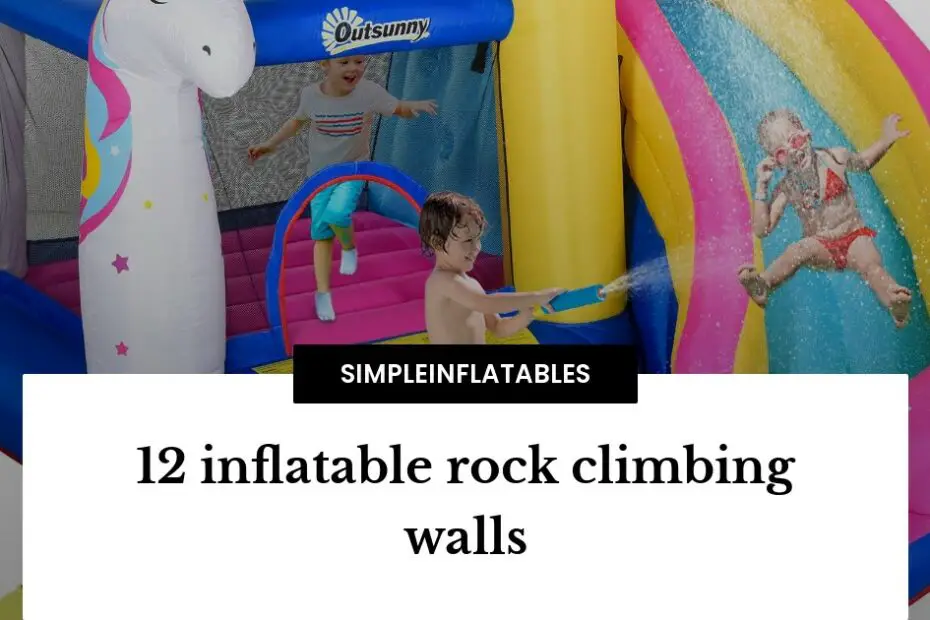inflatablerockclimbingwalls