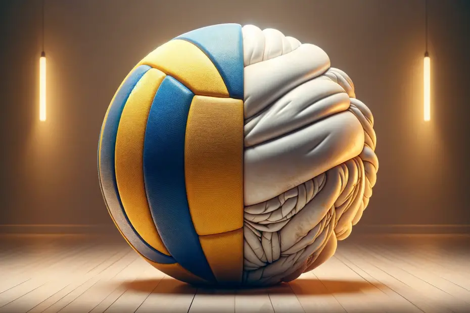 hoe volleybal op te blazen