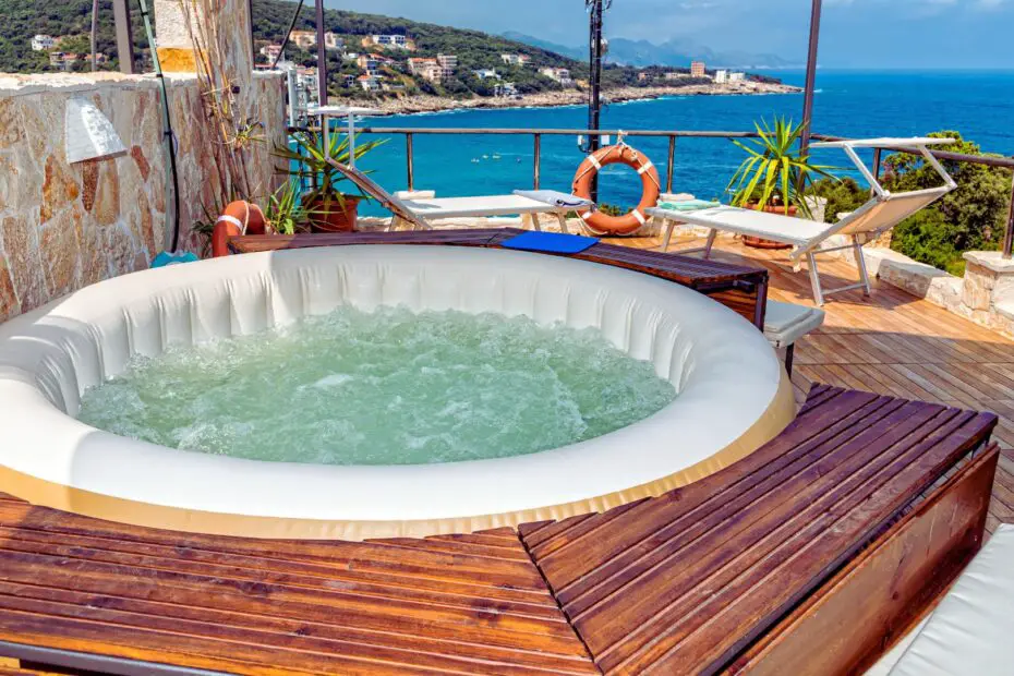 best spots for inflatable hot tubs